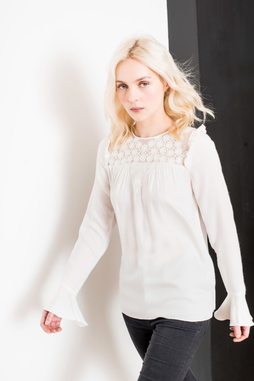 MOLLY BLOUSE – viscose twill – 100% VISCOSE