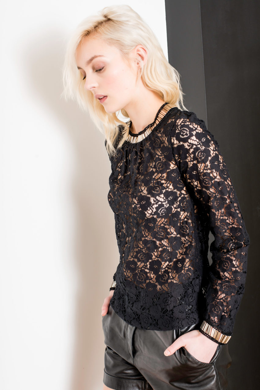 CARMEN PULL – Floral Lace – 80%COTTON / 20% NYLON