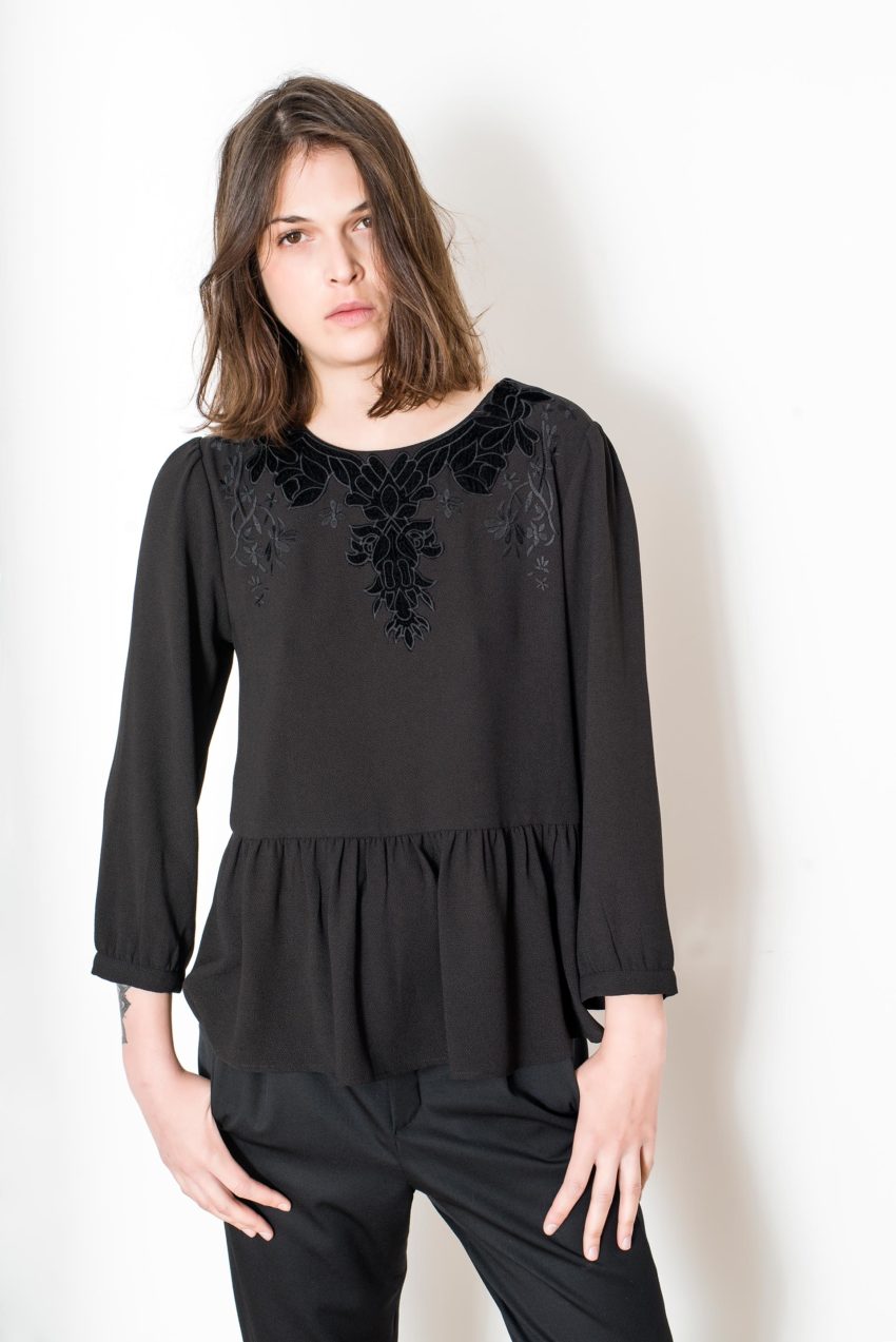 YUMI BLOUSE – Polyester Crepe