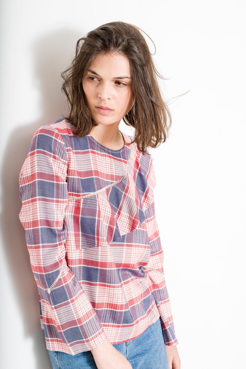 DENIS TOP – Yarn Dyed Check